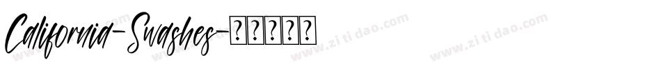 California-Swashes字体转换 California-Swashes字体转换
