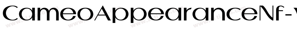 CameoAppearanceNf-vZg9字体转换