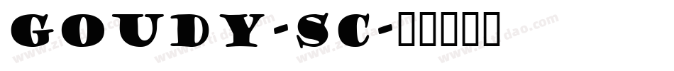 Goudy-SC字体转换