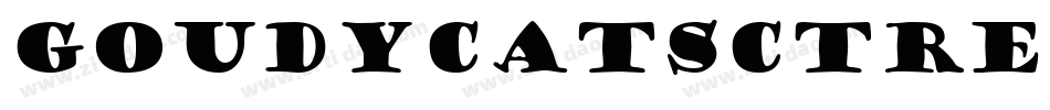 GoudyCatSCTReg字体转换