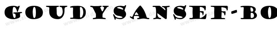 GoudySansEF-Book字体转换