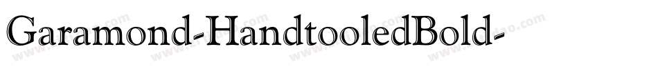 Garamond-HandtooledBold字体转换