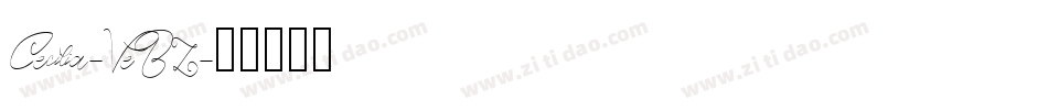 Cecilia-VeBZ字体转换