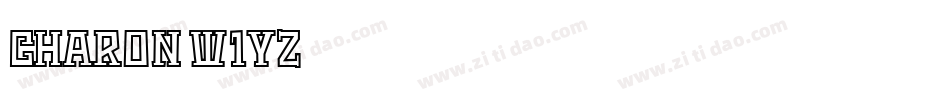 Charon-w1yz字体转换