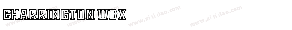 Charrington-wdx字体转换