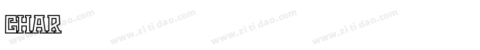 char字体转换