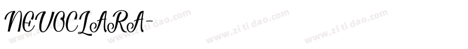 NEVOCLARA字体转换