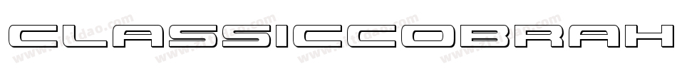 ClassicCobraHalftoneItalic-1gdM字体转换