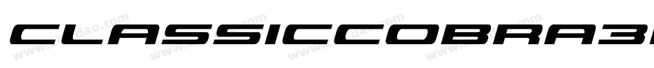 ClassicCobra3DItalic-Dlq0字体转换