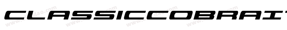 ClassicCobraItalic-Rmre字体转换