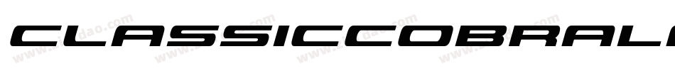 ClassicCobraLaser-BJDn字体转换