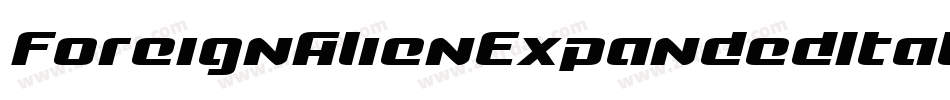 ForeignAlienExpandedItalic-vmAnO字体转换