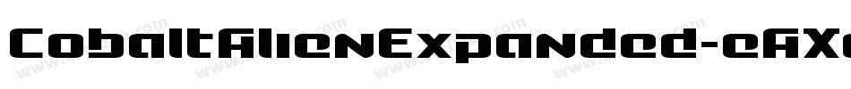 CobaltAlienExpanded-eAXg字体转换 CobaltAlienExpanded-eAXg字体转换