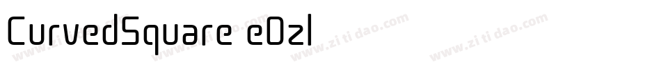 CurvedSquare-eDzl字体转换