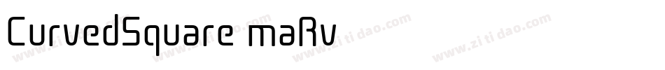 CurvedSquare-maRv字体转换