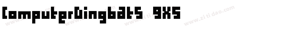 ComputerDingbats-9X5字体转换