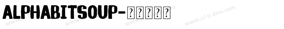 AlphabitSoup字体转换