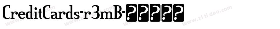 CreditCards-r3mB字体转换