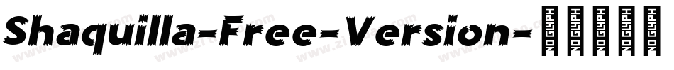 Shaquilla-Free-Version字体转换