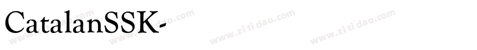 CatalanSSK字体转换