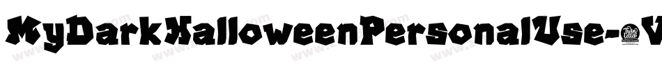 MyDarkHalloweenPersonalUse-4V09字体转换 MyDarkHalloweenPersonalUse-4V09字体转换