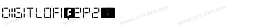 DigitLofi-q2p2字体转换