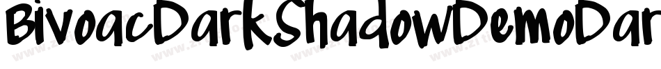 BivoacDarkShadowDemoDarkShadow-BWL4x字体转换