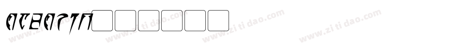 daedric字体转换