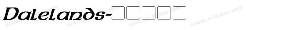 Dalelands字体转换