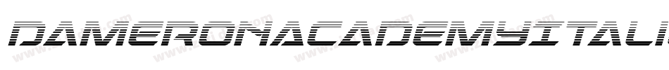 DameronAcademyItalic-Va1Z字体转换