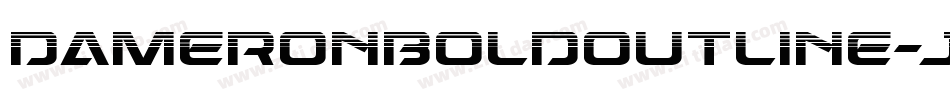 DameronBoldOutline-jz0G字体转换