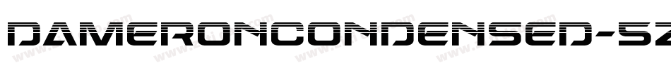 DameronCondensed-5ZY8字体转换