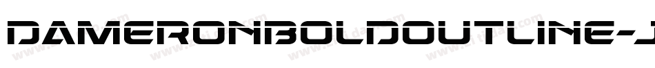 DameronBoldOutline-jz0G字体转换