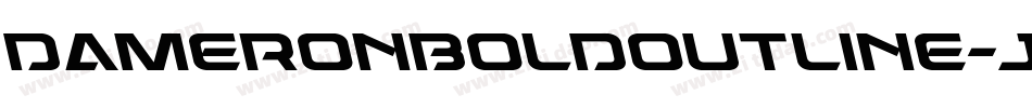 DameronBoldOutline-jz0G字体转换