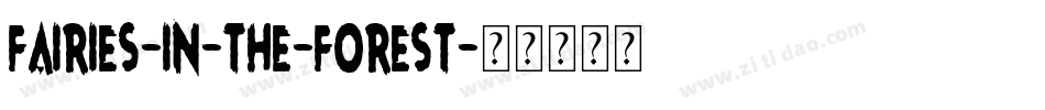 Fairies-in-the-Forest字体转换