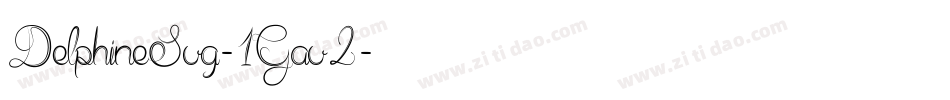DelphineSvg-1Gav2字体转换