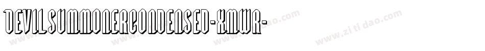 DevilSummonerCondensed-xmwr字体转换