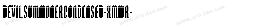 DevilSummonerCondensed-xmwr字体转换