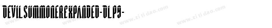 DevilSummonerExpanded-Dlp9字体转换