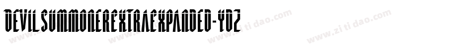 DevilSummonerExtraExpanded-ydZY字体转换