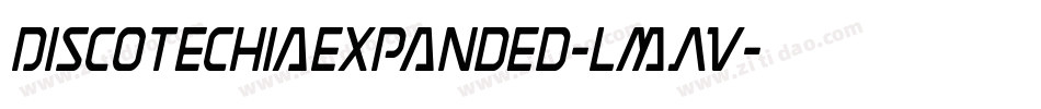 DiscotechiaExpanded-lmAV字体转换