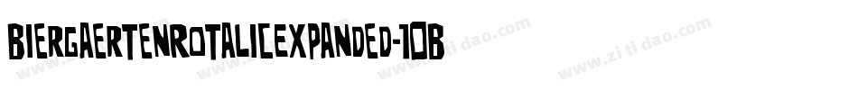 BiergaertenRotalicExpanded-1OB2字体转换