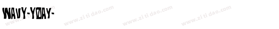 Wavy-y0aY字体转换