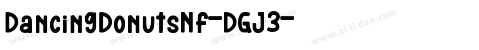 DancingDonutsNf-DGJ3字体转换