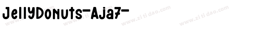 JellyDonuts-Aja7字体转换