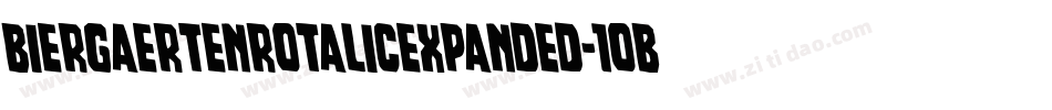 BiergaertenRotalicExpanded-1OB2字体转换
