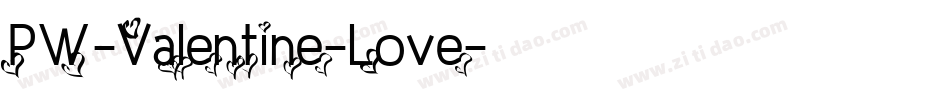 PW-Valentine-Love字体转换