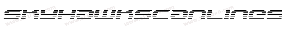 SkyhawkScanlinesItalic-XxYG字体转换 SkyhawkScanlinesItalic-XxYG字体转换