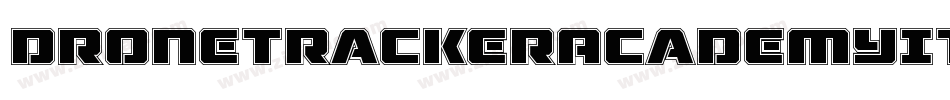 DroneTrackerAcademyItalic-Y7Ky字体转换