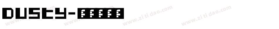 Dusty字体转换